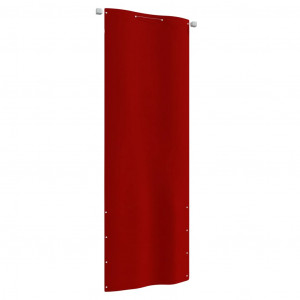 Toldo para balcón de tela oxford rojo 80x240 cm D