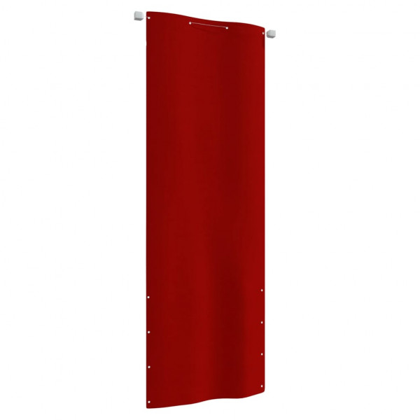 Toldo para balcão de tecido Oxford vermelho 80x240 cm D