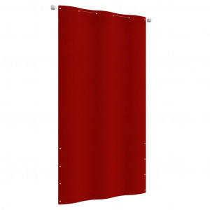 Toldo de varanda em tecido oxford vermelho 120x240 cm D