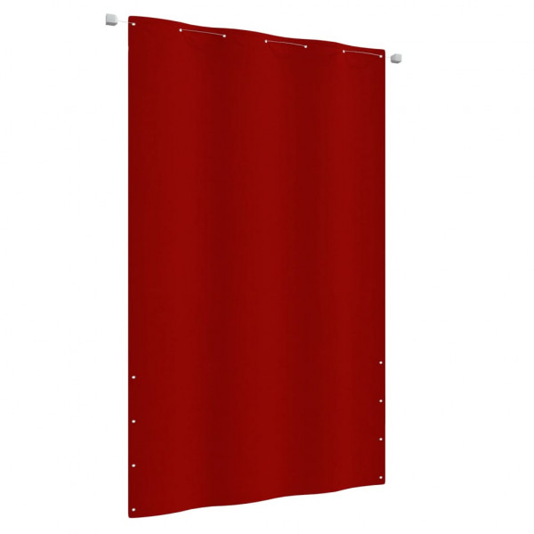 Toldo para balcón de tela oxford rojo 140x240 cm D