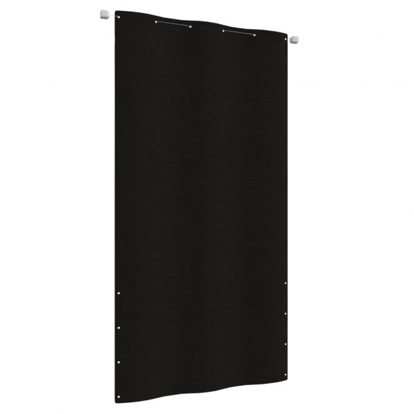 Toldo de tela para balcão de tecido oxford preto 120x240 cm D