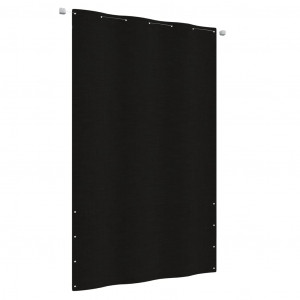 Toldo de varanda em tecido oxford preto 140x240 cm D