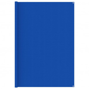 Alfombra para tienda de campaña HDPE azul 250x600 cm D