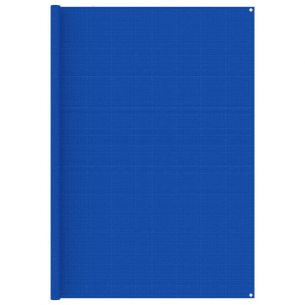 Tapete de tenda HDPE azul 250x600 cm D