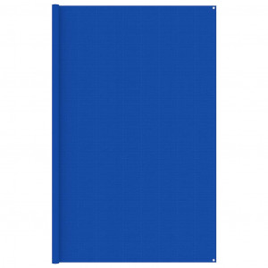 Tapete de tenda HDPE azul 300x500 cm D