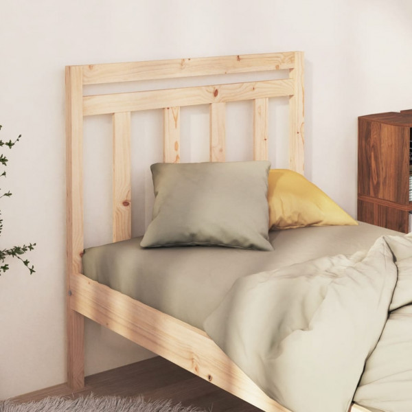 Cabeceira de cama em madeira maciça de pinho 81x4x100 cm D