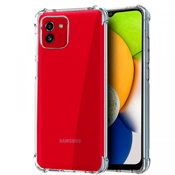 Carcaça COOL para Samsung A035 Galaxy A03 Antishock Transparente D