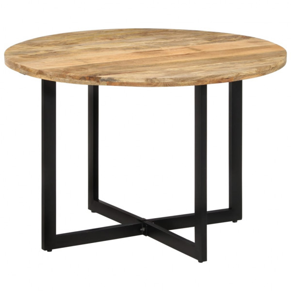 Mesa de jantar de madeira maciça de mangue 110x75 cm D