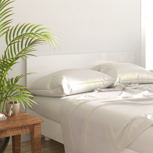 Cabecero cama madera contrachapada blanco brillo 160x1.5x80 cm D