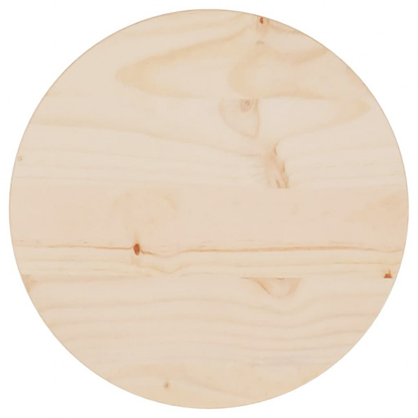 Superfície de mesa em madeira maciça de pinho Ø30x2,5 cm D