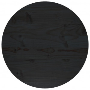 Superficie de mesa madera maciza de pino negro Ø50x2.5 cm D