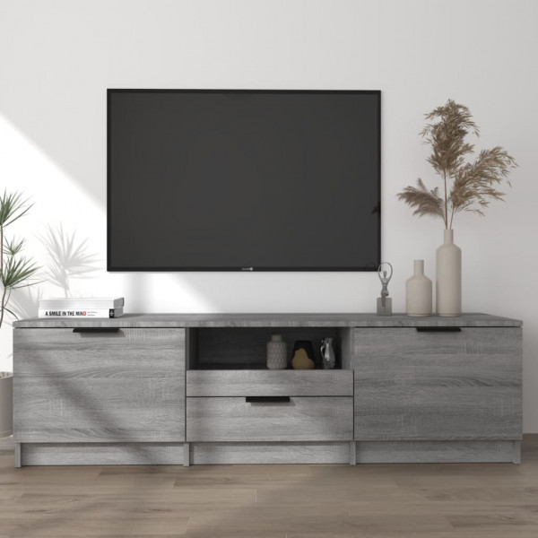 Móveis de TV Plywood Gray Sonoma 140x35x40 cm D