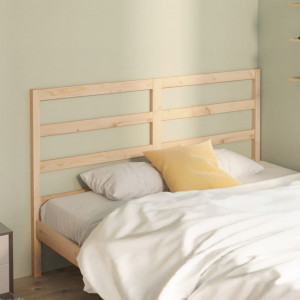 Cabecero de cama madera maciza de pino 141x4x100 cm D