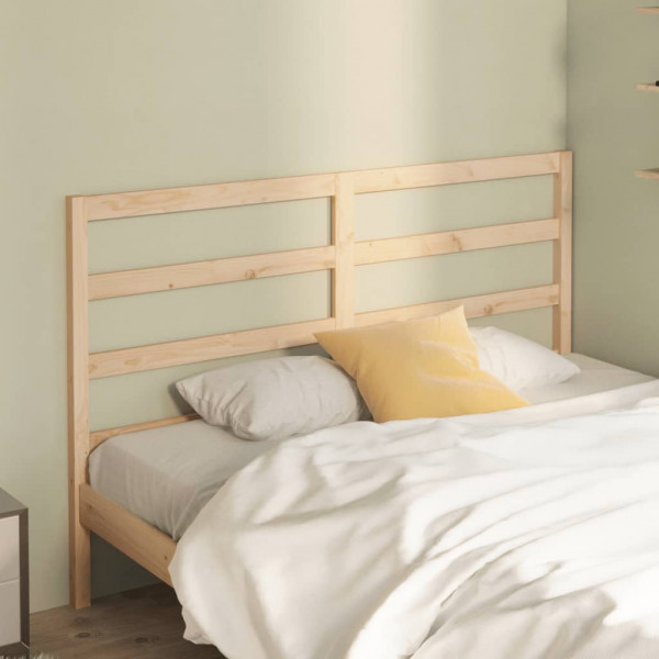 Cabeça de cama madeira maciça de pinho 146x4x100 cm D