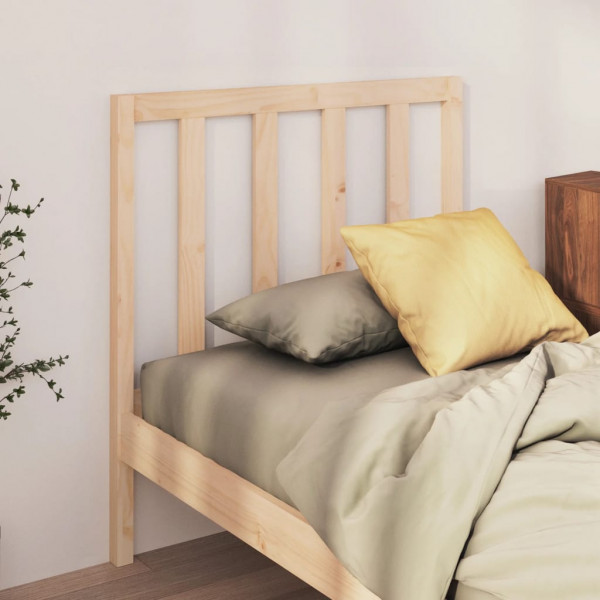 Cabeça de cama madeira maciça de pinho 106x4x100 cm D
