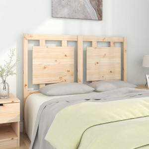 Cabecero de cama madera maciza de pino 125.5x4x100 cm D