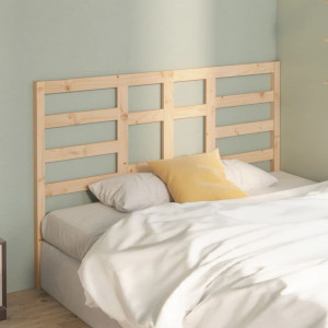 Cabecero de cama madera maciza de pino 126x4x104 cm D