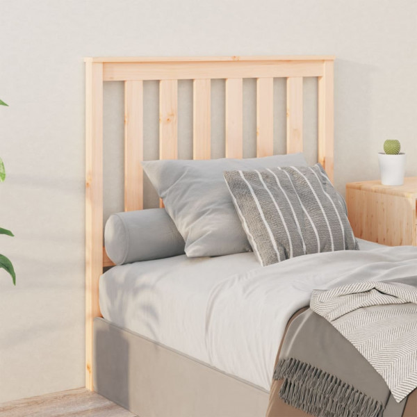 Cabeça de cama madeira maciça de pinho 96x6x101 cm D