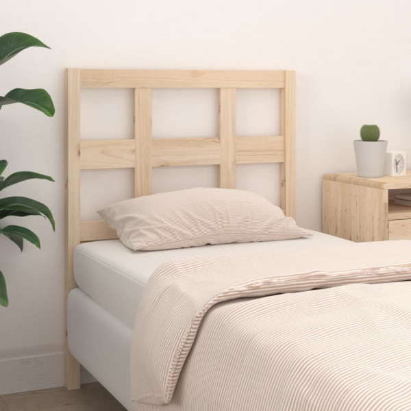 Cabecero de cama madera maciza de pino 105.5x4x100 cm D