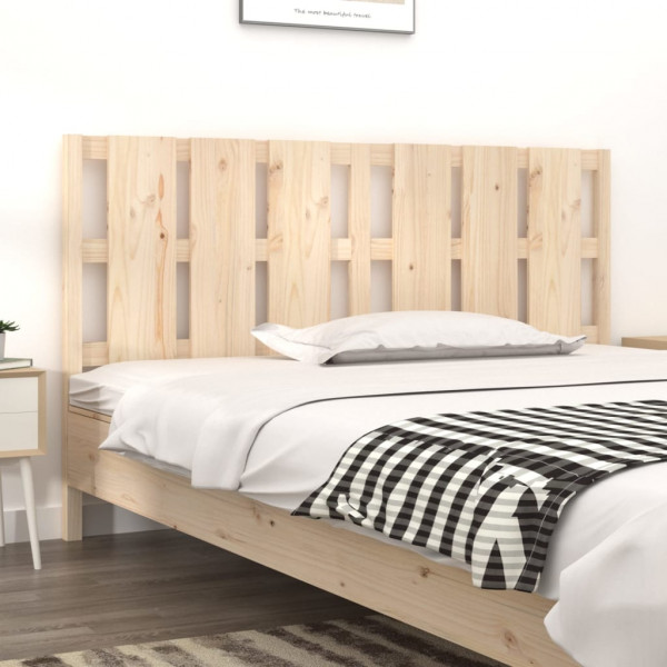 Cabeça de cama madeira maciça de pinho 165.5x4x100 cm D