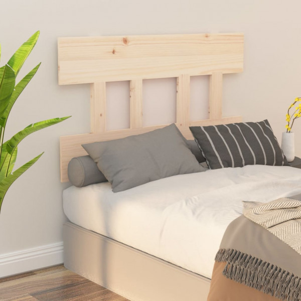 Cabecero de cama madera maciza de pino 93.5x3x81 cm D