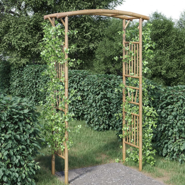 Arco para rosas de bambú 118x40x187 cm D