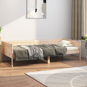 Sofá cama madera maciza de pino 90x190 cm D