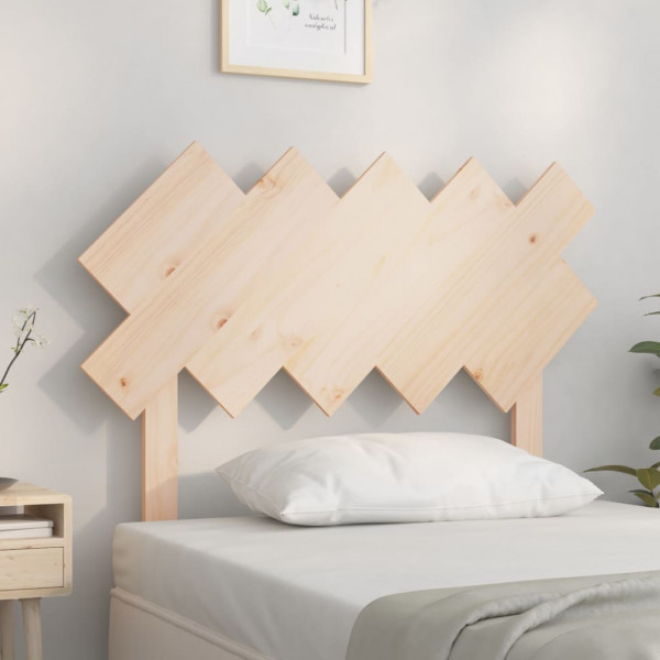 Cabecero de cama madera maciza de pino 104x3x80.5 cm D
