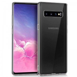 Funda de silicone Samsung G973 Galaxy S10 (Transparente) D