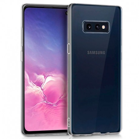 Funda Silicona Samsung G970 Galaxy S10e (Transparente) D