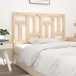 Cabecero de cama madera maciza de pino 145.5x4x100 cm D
