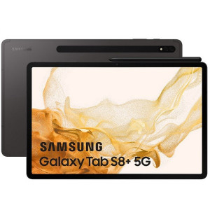 Samsung Tab S8+ 12,4" 5G 8GB RAM 256GB X806 cinza D