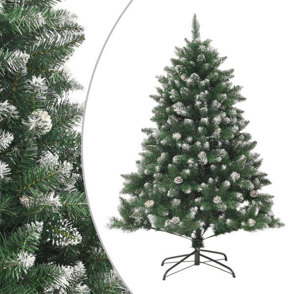 Árbol de Navidad artificial con soporte PVC 150 cm D