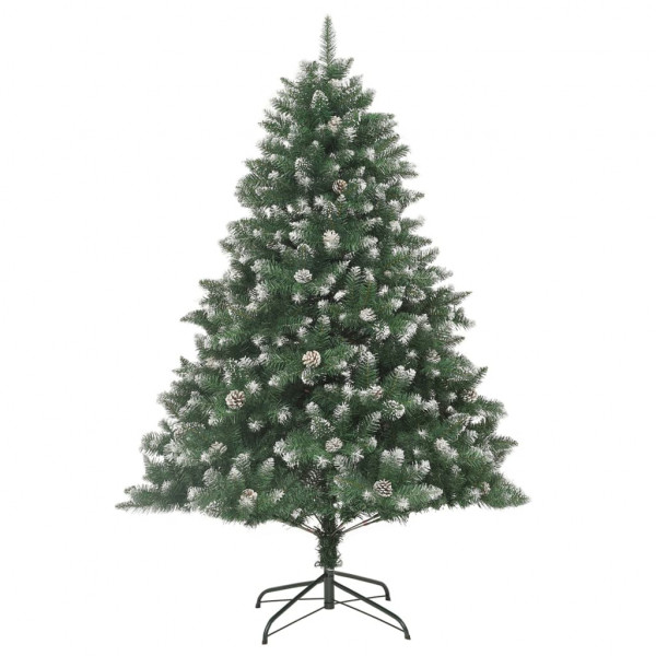 Árbol de Navidad artificial con soporte PVC 210 cm M 2