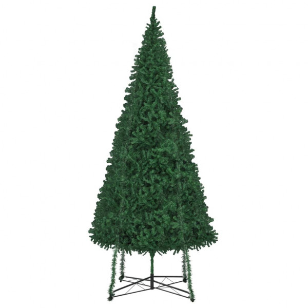 Árbol de Navidad artificial con soporte verde 500 cm D