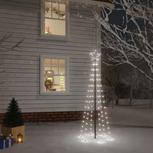 Árvore de Natal com pinça 108 LED branco frio 180 cm D