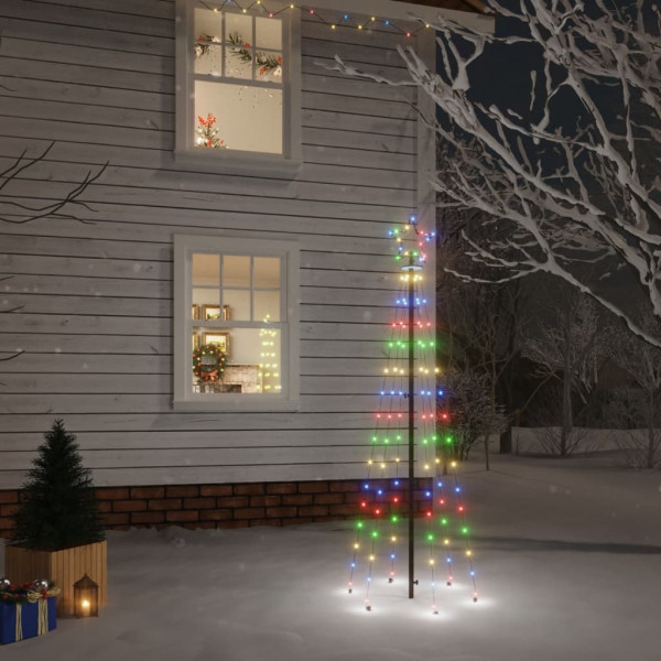 Árbol de Navidad con pincho 108 LED de colores 180 cm D