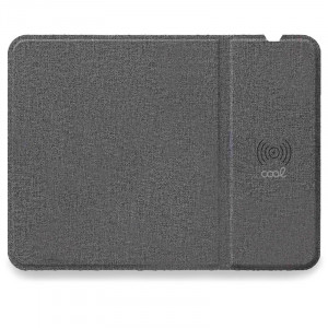 Tapete de raton COOL Mousepad + Base Carregando sem fio Qi 15W D