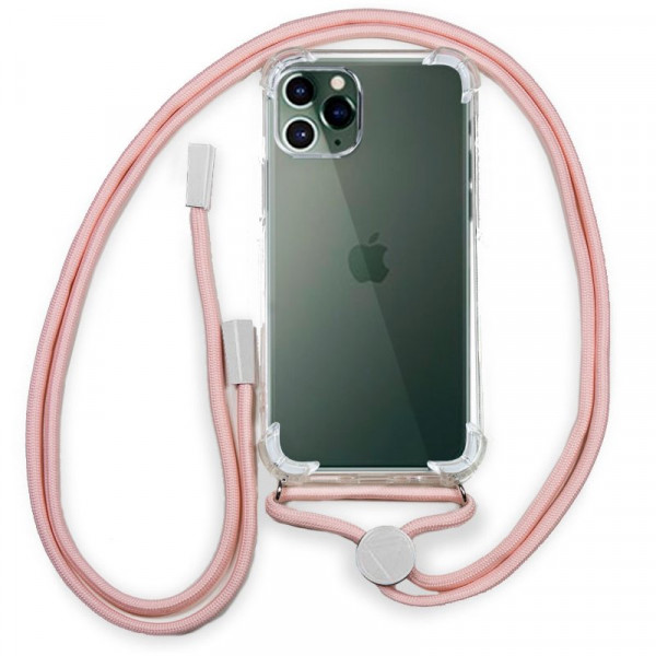 Carcasa COOL para iPhone 14 Pro Cordón Liso Rosa D