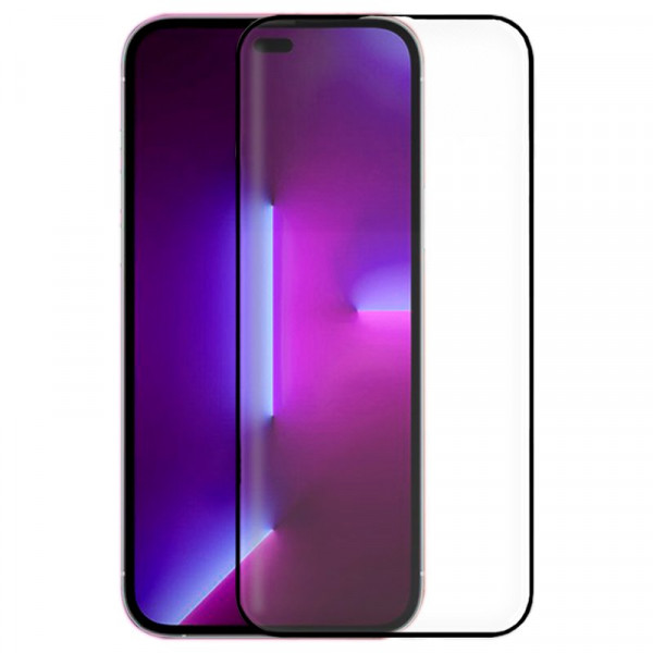 Cool Protector de Pantalla Cristal Templado Full 3D Negro para iPhone 15  Pro Max