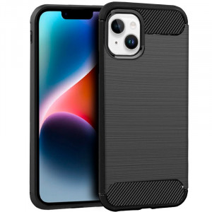 Carcaça COOL para iPhone 14 Mais Carboonte preto D