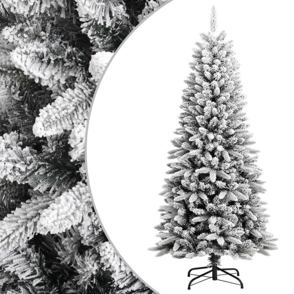 Árbol de Navidad artificial con nieve PVC y PE 150 cm D