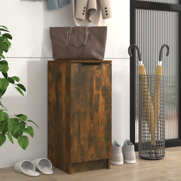 Mobiliário calçado madeira contraplacada carvalho fumado 30x35x70 cm D
