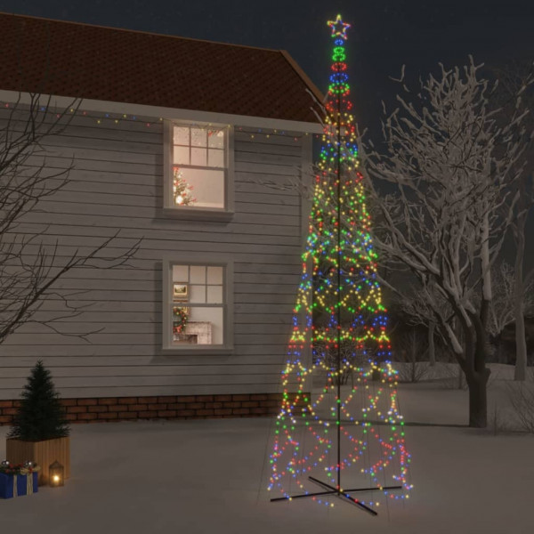 Árvore de Natal cónica 3000 LED de cores 230x800 cm D