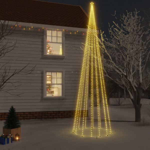 Árvore de Natal com pinça 1134 LED branco quente 800 cm D