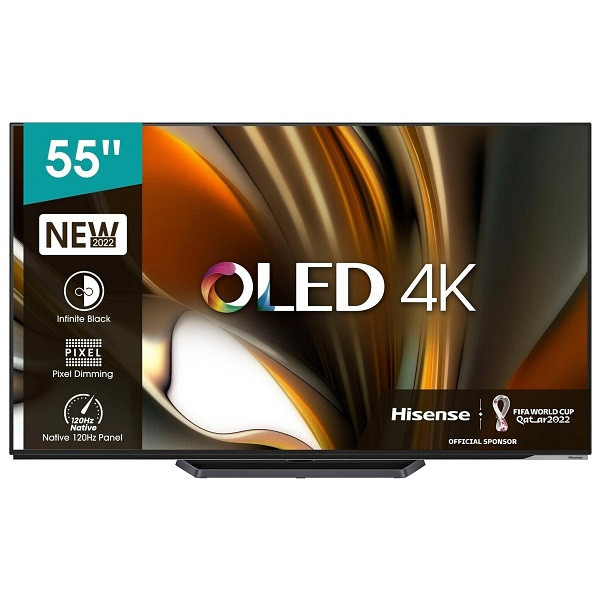 Smart TV HISENSE 55" OLED 4K 55A85H negro D