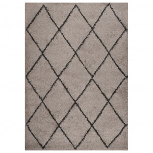 Alfombra de pasillo con aspecto sisal gris antracita 80x300 cm - referencia  Mqm-355782