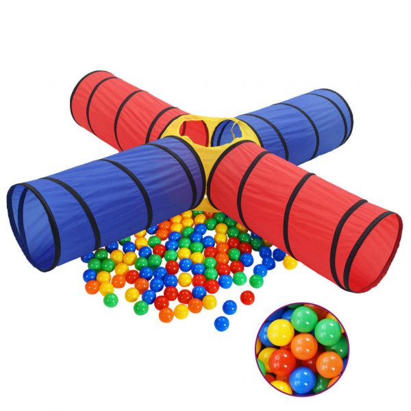 Túnel de juegos para niños con 250 bolas multicolor D