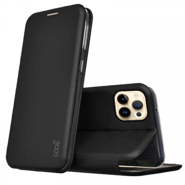 Funda COOL Flip Cover para iPhone 14 Pro Max Elegance Negro D