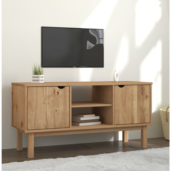 Móvel de TV OTTA em madeira maciça de pinho 113,5x43x57 cm D